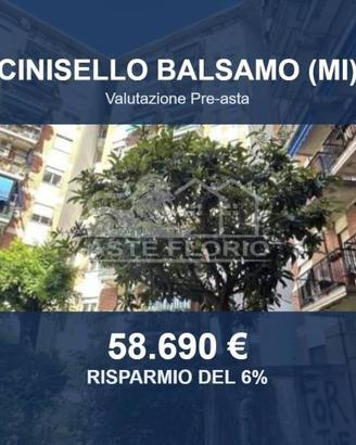 Immobile in asta di 45 m² con box auto a Cinisello