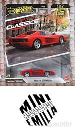 HOT WHEELS PREMIUM FERRARI TESTAROSSA 1/64
