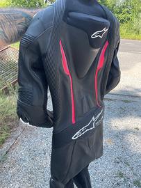 Tuta in pelle alpinestars tech tg 38