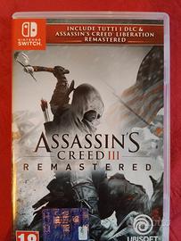 Assassin's Creed 3 Switch solo scatola