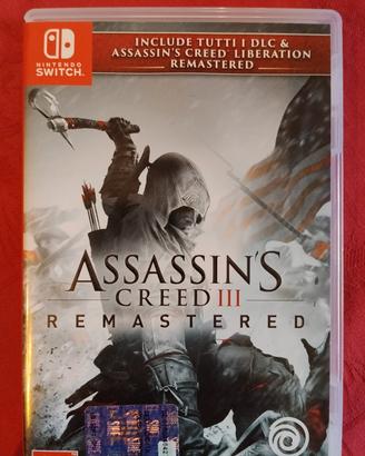 Assassin's Creed 3 Switch solo scatola