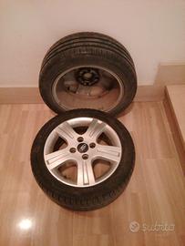 Coppia Ruote Complete Cerchi in Lega Originali