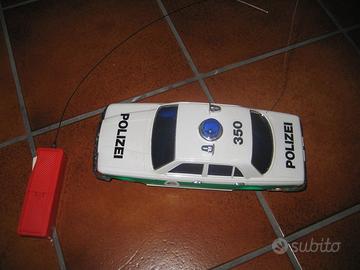 Macchina polizia radiocomandata mercedes anni '80