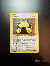 Snorlax XY179 Black Star Promo Holo - ITA