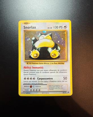 Snorlax XY179 Black Star Promo Holo - ITA