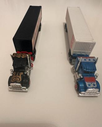 Coppia Camion Vintage Majorette - Peterbilt