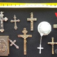 8 vecchi crocifissi arte sacra