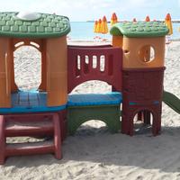 Gioco da spiaggia castello