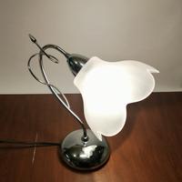 Lampada tavolo cromata