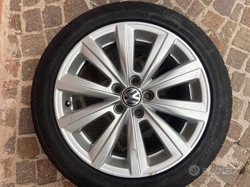 4 cerchi originali Volkswagen + gomme estive