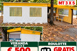 Veranda 5x3,gazebo, roulotte