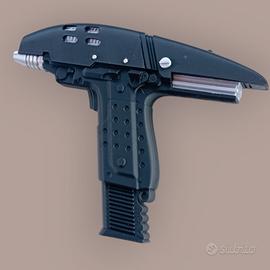 Star Trek Phaser stampa 3d Cosplay Pla nero silver