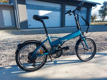 Bici elettrica pieghevole.