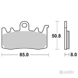 4 Pastiglie freno sbs bmw r1200gs dal 2013