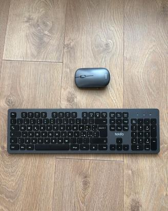 Tastiera + Mouse Wireless TEKLIO CWC340G-881G