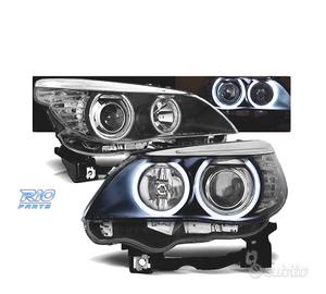 FARI BMW E60 E61 03-07 OCCHI ANGEL CCFL NERI