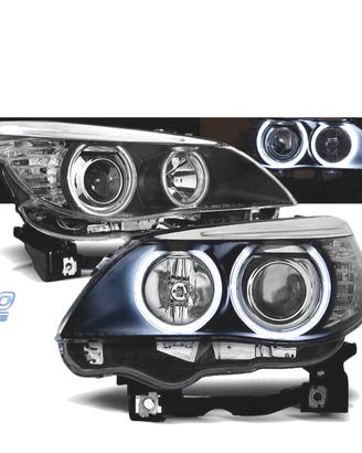 FARI BMW E60 E61 03-07 OCCHI ANGEL CCFL NERI