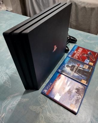 PS4 PlayStation 4 Pro nuovissima + 3 giochi e cavi