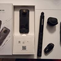 Insta360 x3 appena sostituita + accessori