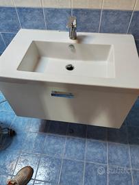 lavabo bagno con cassettone