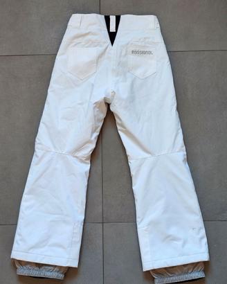 Pantaloni Sci Rossignol Bambina 10 anni - Bianchi