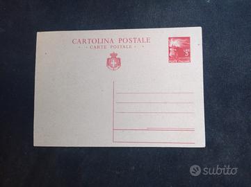 CARTOLINA  POSTALE  (1.10.1945)  FIL. C128  LIRE 3