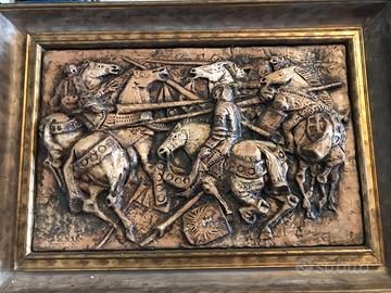 SCULTURA BASSORILIEVO BARDEGGIA GUERRINO