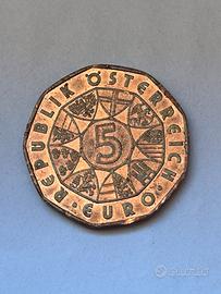 Moneta 5 euro Austria