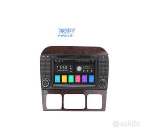 RADIO GPS ANDROID 10 PER MERCEDES S W220 98-05