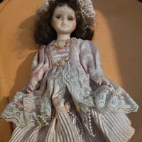 Bambola vintage porcellana