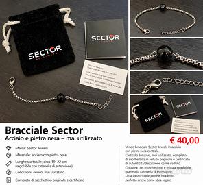 Bracciale Sector Jewels acciaio