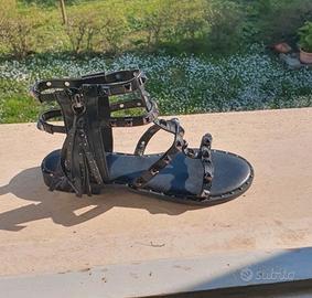 sandalo schiava donna nero n.36 