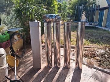 set di tubi inox nuovi 