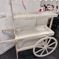 Carrello porta oggetti per vetrina negozi