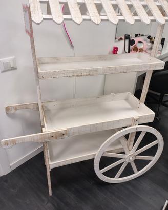 Carrello porta oggetti per vetrina negozi