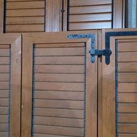 infissi e persiane pvc usati effetto legno 