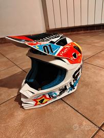casco per moto ufo onyx graffiti 