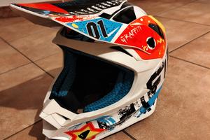 casco per moto ufo onyx graffiti 
