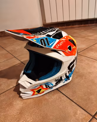 casco per moto ufo onyx graffiti 