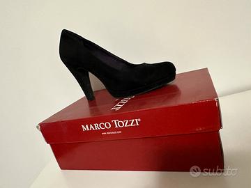 Décolleté Marco Tozzi nere 38 perfette scamosciato