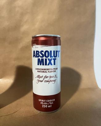 Absolut Vodka Limited Edition MIXT CAN