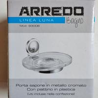 Portasapone metallo cromato Arredo bagno - Linea L