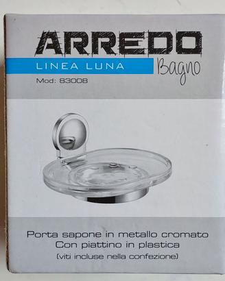 Portasapone metallo cromato Arredo bagno - Linea L
