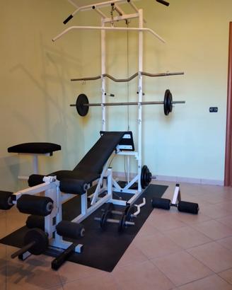 palestra bilanciere panca pesi