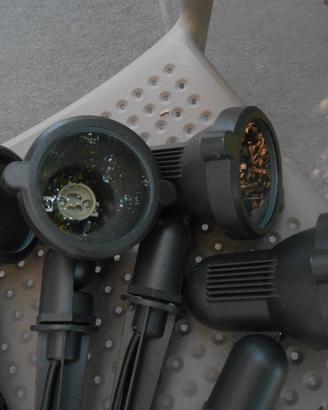 4 faretti led x giardino con picchetto-Come nuovi