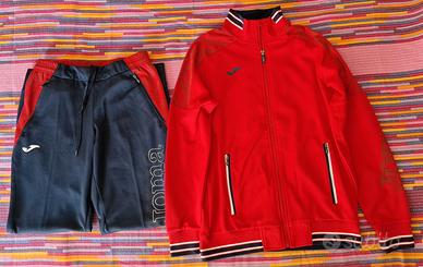 TUTA SPORTIVA JOMA, MIS. S, BLU/ROSSO