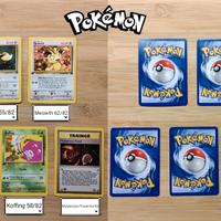 5 Carte Pokémon 1st Edition - F 1999 TR 2000 - ENG