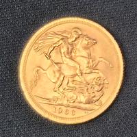 Sterlina oro Elisabetta II 1966 sovereign