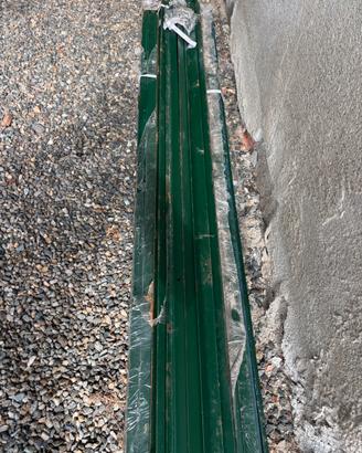Paletti recinzione ferro plastificati  2’ scelta