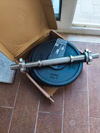 4 Dischi pesi 5 kg decathlon domyos nuovi